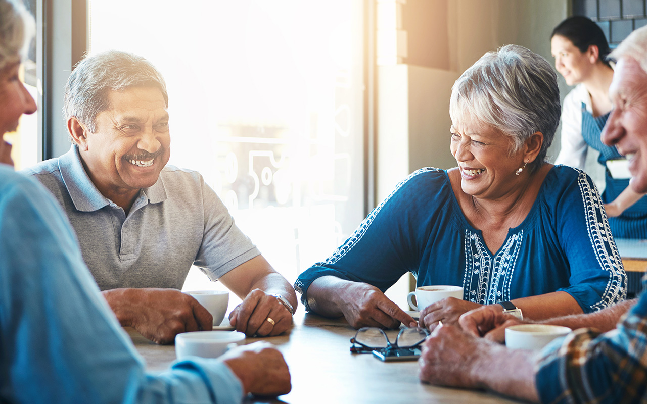 CiminoCare Consulting, Home Page - A gathering of residents in a senior living facility